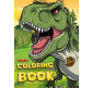 Книжка-розмальовка 21*29см Идейка 8арк зі стікерами, Світ хижих динозаврів CB25
