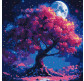 Картина по номер. на холсті 40*40см Идейка КН6384 Силует дерева
