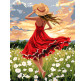 Картина  по номер. на холсті 40*50см Идейка КН8650 Танець в полі