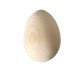 Заготовка для декорування дерево Яйце 40мм 001-04