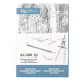 Папір для малювання Rosa Studio ПАПКА А4 200г/м2 10арк Дрібне зерно 16921012
