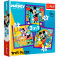 Пазли Trefl 3в1 20-50ел. 34894 Міккі та його весела команда
