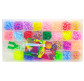 Набір плетіння гумками Rainbow Loom 1200шт. + гачок + рогатка + аксесуари 26,5*13,5см №185