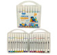 Маркер акриловий Aodemei Acrylic Marker набір 18шт трикутні, пензель 6155-18 у пластиковому футлярі