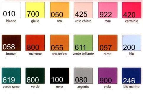 Палитра цветов полимерной глины Cernit Glamour