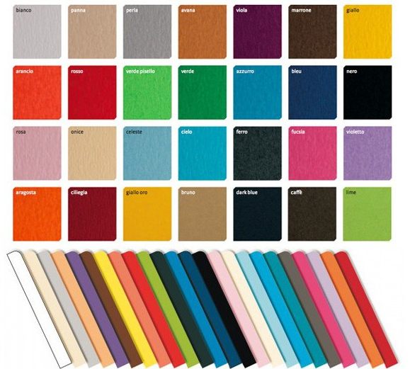 Палитра цветов - бумага Fabriano Colore Палитра цветов - бумага Fabriano Colore