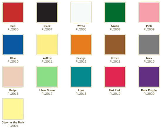 Палитра цветов полимерной глины Sculpey Pluffy Палитра цветов полимерной глины Sculpey Pluffy